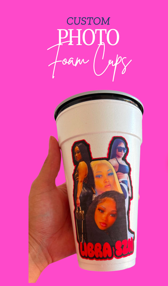 Custom Foam Cups (set of 4)