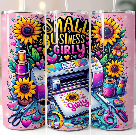 Small Business Girly Tumbler